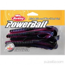Berkley PowerBait Power Worm Soft Bait 10 Length, Watermelon Purple Red Fleck, Per 8 553146989